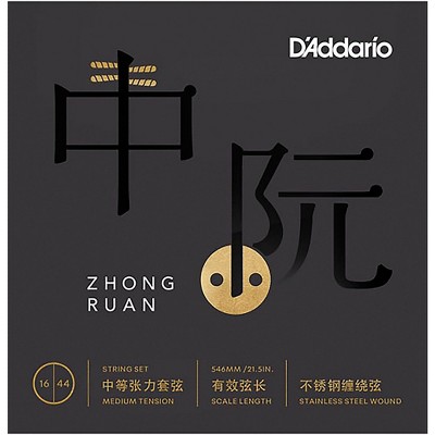 D'Addario Zhongruan Strings, Medium Tension, 16-44