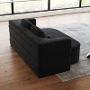 JOYRACER 75" 2-in-1 Convertible Foldable Sofa Bed with Blanket & 4 Pillows, Floor Sleeper Lounge Sofa, Couch for Living Room, Bedroom, Apartment - 3 of 4