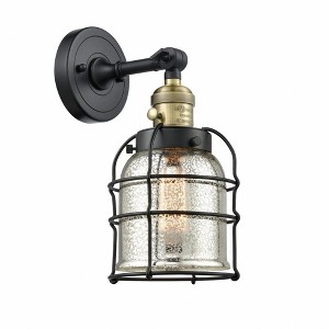 Bell Cage - 1 Light Wall Sconce In Traditional Style-12 Inches Tall and 6 Inches Wide - 1 of 1