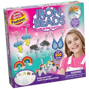 Small World Toys Iron Beads Endearing Earrings Kit - 1 of 1