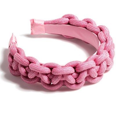 Shiraleah Braided Headband, Pink
