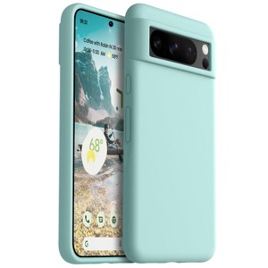 BONGEEK Designed for Pixel 8 Pro Case,Military-Grade Drop Protection,Anti-Scratch Microfiber Lining£¬Silicone Thin Shockproof Phone Case-Mint Green - 1 of 4