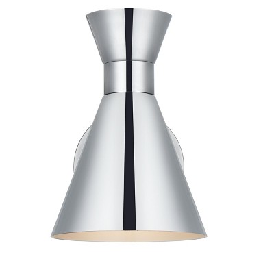 Elegant Lighting Halycon 6 Inch Wall Sconce in Chrome