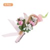 Unique Bargains Formal Dinner Party Wedding Groom Lily Boutonnieres Pins 6 Pcs - 3 of 3