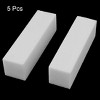 Unique Bargains Tips Manicure Tool Nail Art Buffing Sanding Files Block Pedicure Care White 5pcs - 2 of 4