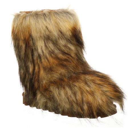 Target shop furry boots