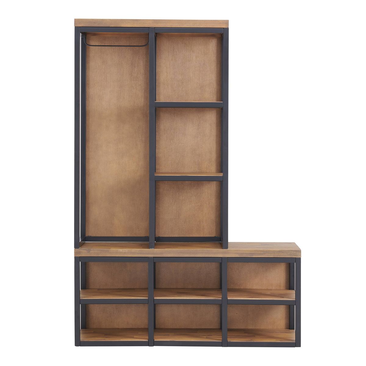 Lloyd Hall Tree with Bench - Alaterre Furniture - thumbnail 3