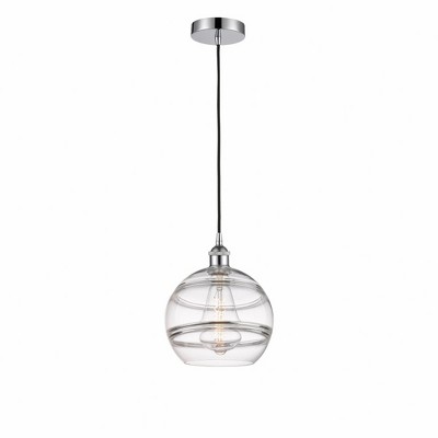 Rochester - 1 Light Cord Hung Mini Pendant In Industrial Style-11.63 Inches Tall and 10 Inches Wide