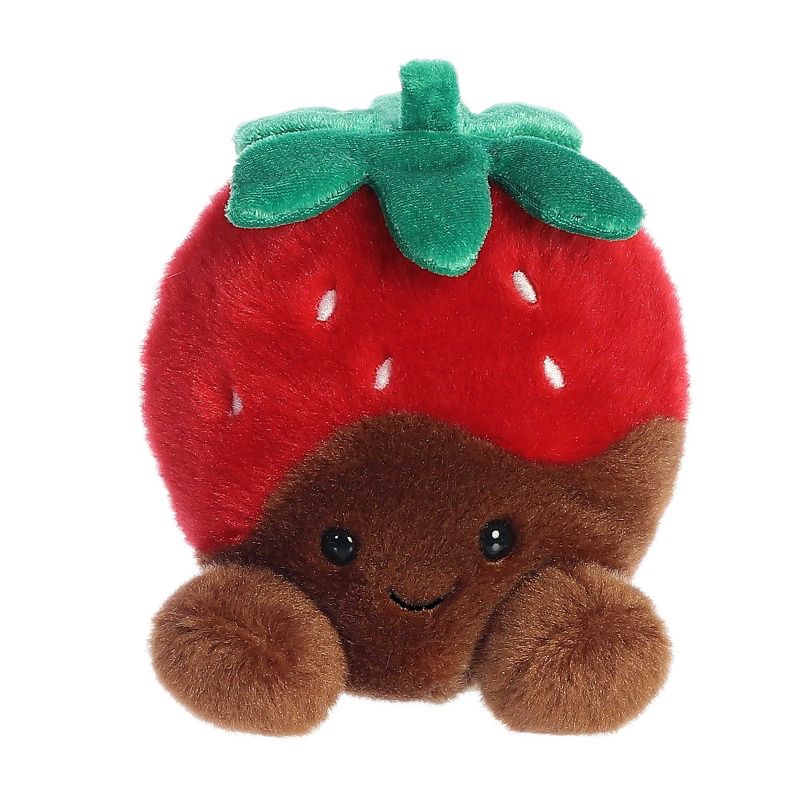 Aurora Mini Valentino Chocolate Strawberry Palm Pals Adorable Stuffed Animal Red 5", 1 of 6