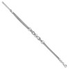 Black Bow Jewelry Sterling Silver Adjustable Four Strand Beaded Bracelet, 7.5-8.5 in - 2 of 4
