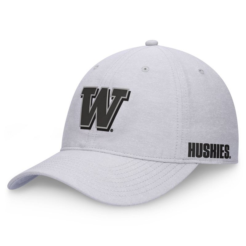 NCAA Washington Huskies Unstructured Chambray Cotton Hat, 1 of 5