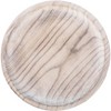 Vintiquewise Vintage Raw Wood Charger Round Display Tray - 4 of 4