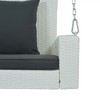 PAGED Wicker Porch Swing Outdoor Swing with Chains and Seat Cushion for Outdoor, Garden, Balcony - 4 of 4
