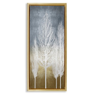 Stupell Industries Tall Tree Silhouettes Abstraction, 15" x 31"