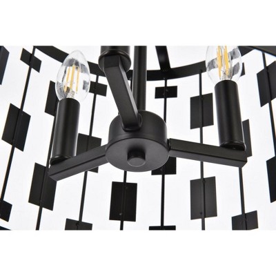 Levante Black 3-Light Contemporary Pendant