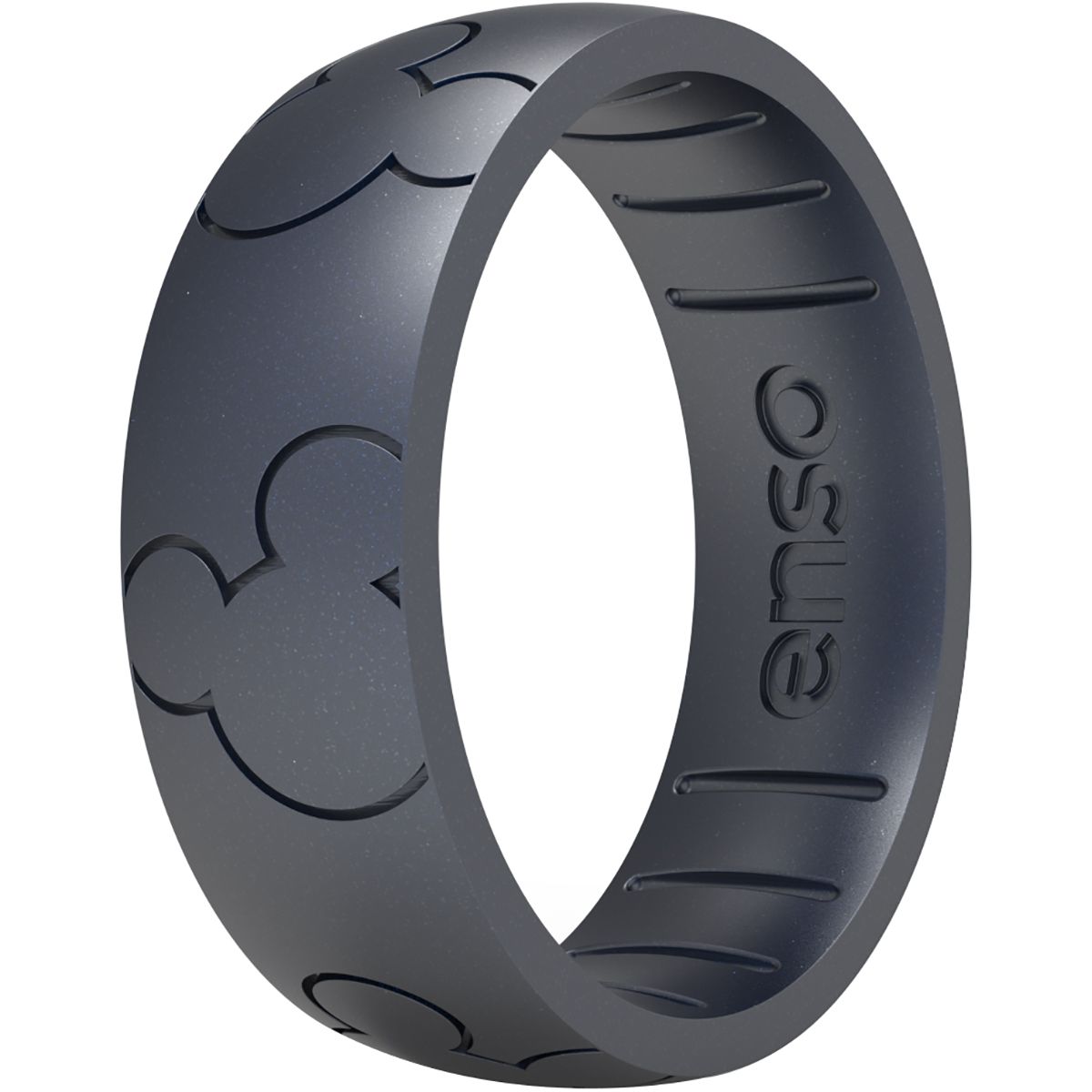 Enso Rings Mickey Mouse All Around Ears Classic Silicone Ring - Black Pearl - thumbnail 4