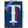 Trends International MLB Texas Rangers - Logo 25 Framed Wall Poster Prints - 3 of 4