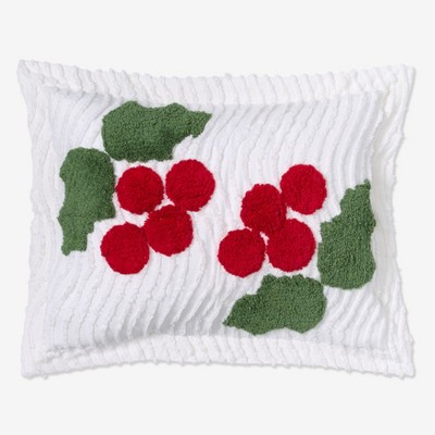 BrylaneHome Bloom Chenille Sham