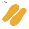 Unique Bargains Home Classroom Floors Stairs Decal PVC Footprint Sticker 4 Pairs - 3 of 4