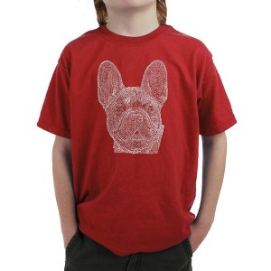 LA Pop Art Boy's Word Art T-shirt - French Bulldog - 1 of 4
