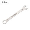 Unique Bargains 3Cr13 Stainless Steel Metric Thin Combination Wrenches 2 Pcs - 3 of 4