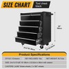 NicBex 5-Drawer Rolling Tool Chest Tool Storage Cabinet with Wheels for Garage Warehouse - 2 of 4