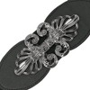 INSPIRE CHIC Women's Faux Leather Elastic Band Fashion Apparel Belt 2.4 Inches Width 1 Pc - 2 of 4