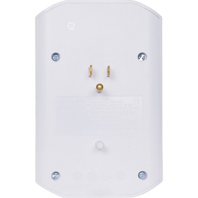 GE 5 Outlet Grounded Tap with 2 USB Ports USB-A and C 560J 3.4A White_3