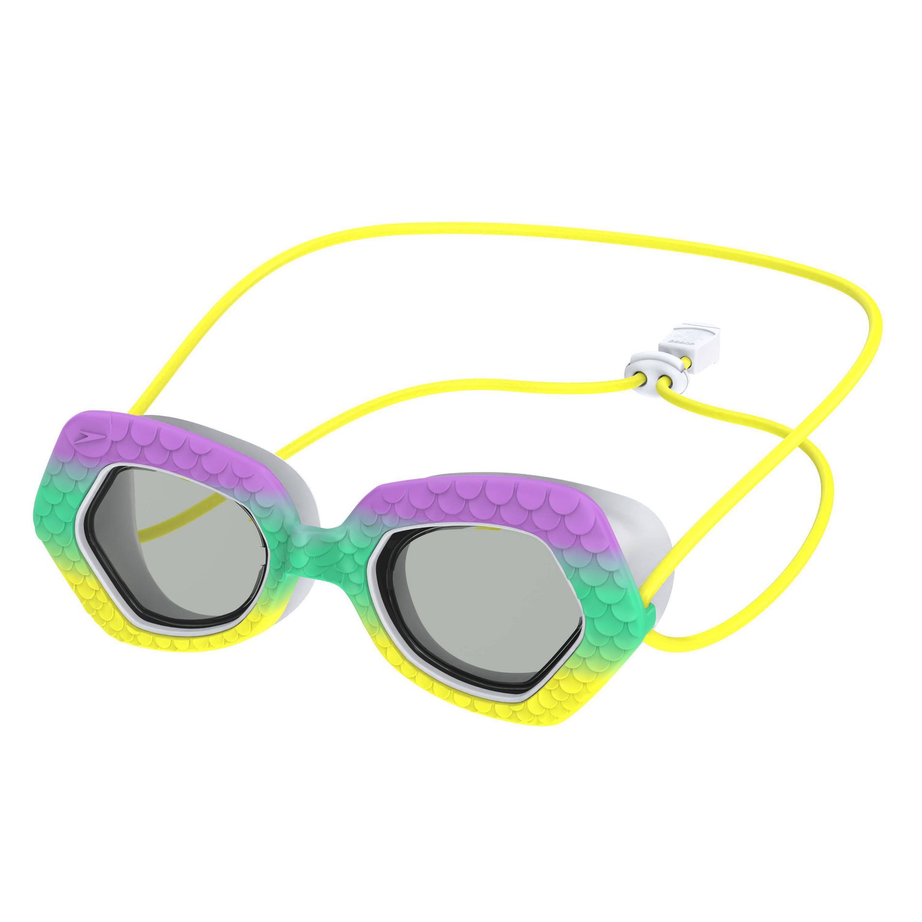 Speedo Kids' Sunny Vibes Swim Goggles - Multi Mermaid Scales: Ages 3-6, Anti-Fog & Latex-Free