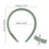 Unique Bargains Women's Classic Elegant Sponge Headband 0.59" Width 4.72" ID 1 Pc - image 3 of 4