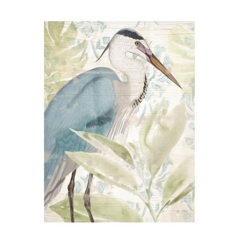 Trademark Fine Art - June Erica Vess  Waterbird Tapestry II Canvas Art - image 1 of 4