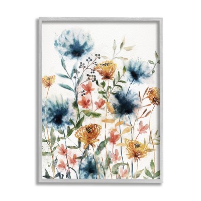 Stupell Industries Mixed Floral Garden Sprouts Framed Giclee Art