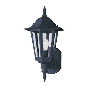 Maxim Lighting Cast 1 - Light Wall Light in  Black - 1 of 2