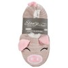 Pink Pig Womens Animal Cozy Indoor Plush Lined Non Slip Fuzzy Soft Slipper - Large - 3 of 4