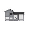 Whisen Wooden Outdoor Rabbit Hutch, Running Cage, Tray Ramp - 2 of 4