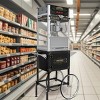 SEVOBAL Popcorn Poppers Commercial Machine with Cart 20oz Kettle and Stainless Steel Accessories for Events and Parties, Black, 30.91"*20.67"*63.98" - 4 of 4