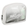Unique Bargains Portable Semicircle Wash Makeup Bag 1 Pc - 4 of 4