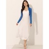 INSPIRE CHIC Women's Sheer Elegant Wedding Open Front Crop Bolero Shrugs - 3 of 4