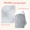 SEVOBAL 2Pack Square Seat Cushions with Premium Soft Cotton Filling, Non-Slip Bottom Durable Chair Pads for Dining Room, Dark Gray, 17.8"*17.8"*4.4" - 4 of 4