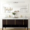 Apmir 22 in. W x 65 in. H Rectangular Aluminum Alloy Framed and Tempered Glass Wall Mirror in Matte White - 2 of 4