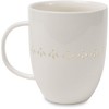 Pavilion Gift Company - Life is Short - 24 oz Pierced Porcelain Cup - Drinkware - 3 of 4