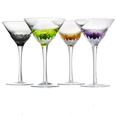 Artland Solar 8 Ounce Martini Glass, Set of 4