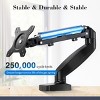 BestParts Adjustable Monitor Arm for 15-27 Inch Screens, Desktop Mount, Supports Up to 15.4 lbs – Black - 2 of 4