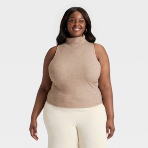 Women's Ribbed Tank Top - A New Day™ - 1 of 3