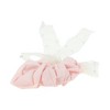 Unique Bargains Mesh Ribbon Pearl Scrunchie 1 Pc - 4 of 4