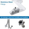 Bidet Attachment for Toilet, Self-Cleaning Dual Nozzle with Adjustable Water Pressure, Rear Wash Toilet Seat Attachment, - 4 of 4