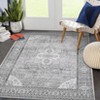 Nasitip Retro Bohemia Area Rugs for Living Room Soft Low Pile Non-Sliping, Machine Washable - 4 of 4