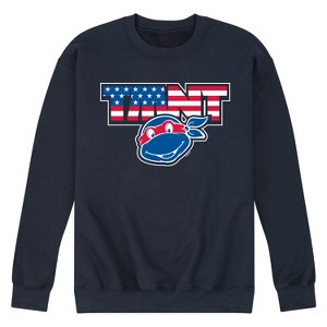 Men's - Teenage Mutant Ninja Turtles - Americana Graphic Fleece Sweatshirt - 1 of 4