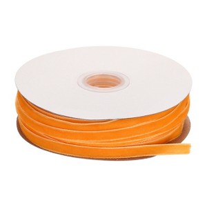 Unique Bargains Soft Single Face Spool Silky Velvet Ribbon for Bouquets DIY Gift Craft - 1 of 3