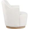 Meridian Furniture,Clarita Chenille Fabric Swivel Accent Chair - 4 of 4
